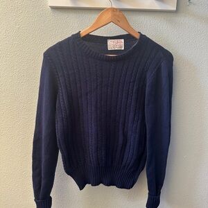 Vintage Pendleton Kids Navy Sweater